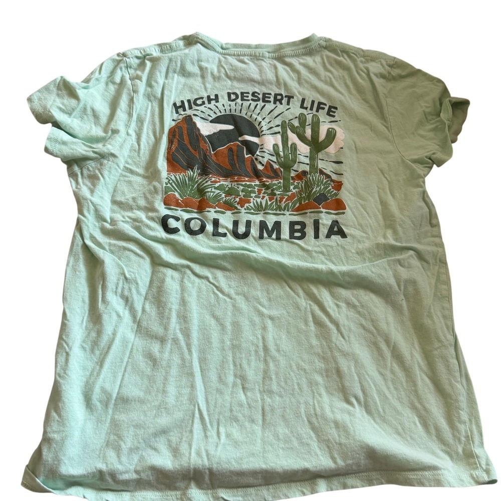 Columbia shirt 100% cotton sz XS High Desert lightweight summer